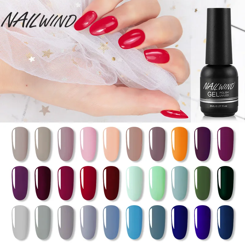 ROSALIND nail polish mini 5ml/8ml bottled gel nail polish solid color nail polish semi-permanent primer UV nail DIY.