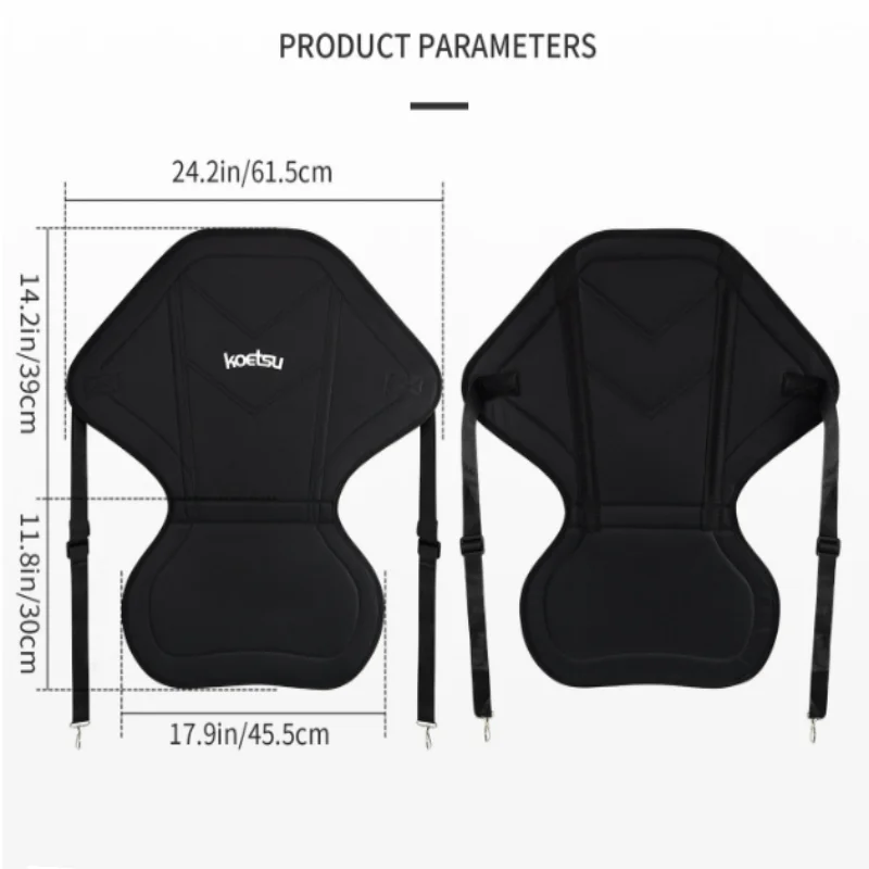 ISURE MARINE Paddleboard Simple Seat Kayak Surfing Paddleboard Convenient Backrest Cushion Foldable Adjustable Cushion