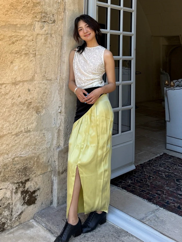 

Женский топ без рукавов Refuse Club, свободный крой, оригинальный дизайн, с вышивкой, летняя модная одежда, с цветочным узором