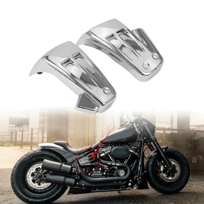 A03Z-Motorcycle Left & Right Battery Side Cover Fairing For M8 Softail FXFB FXFBS FAT BOB Sport Glide 2018-2022