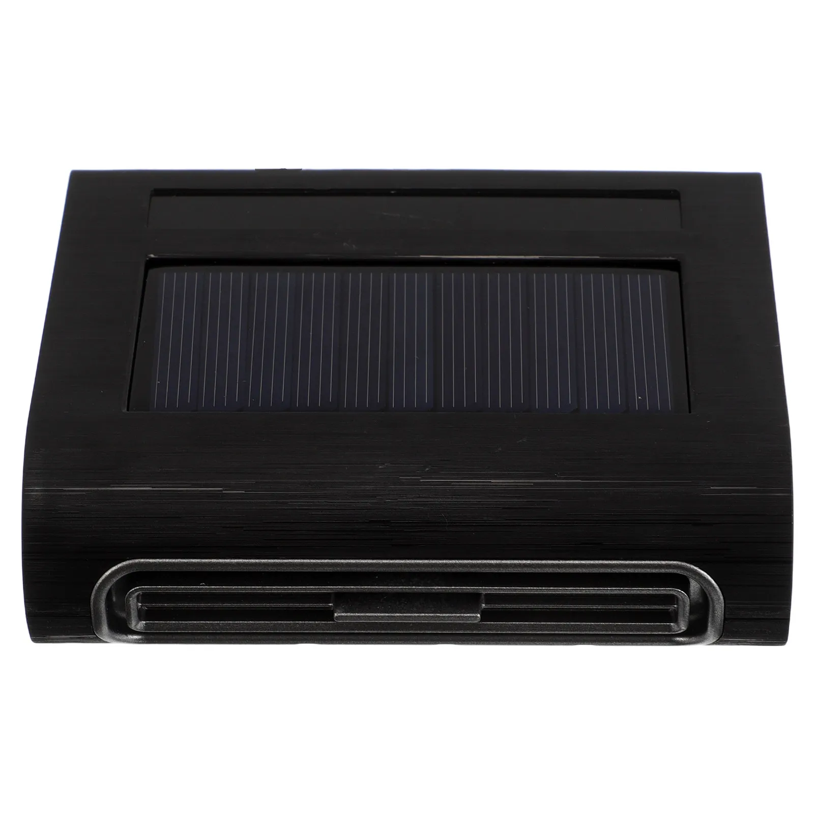 Car Air Purifier Solar Powered Automatic Linkage Parking Mode Smoke Freshener for Vehicle Interior Compact Design Black