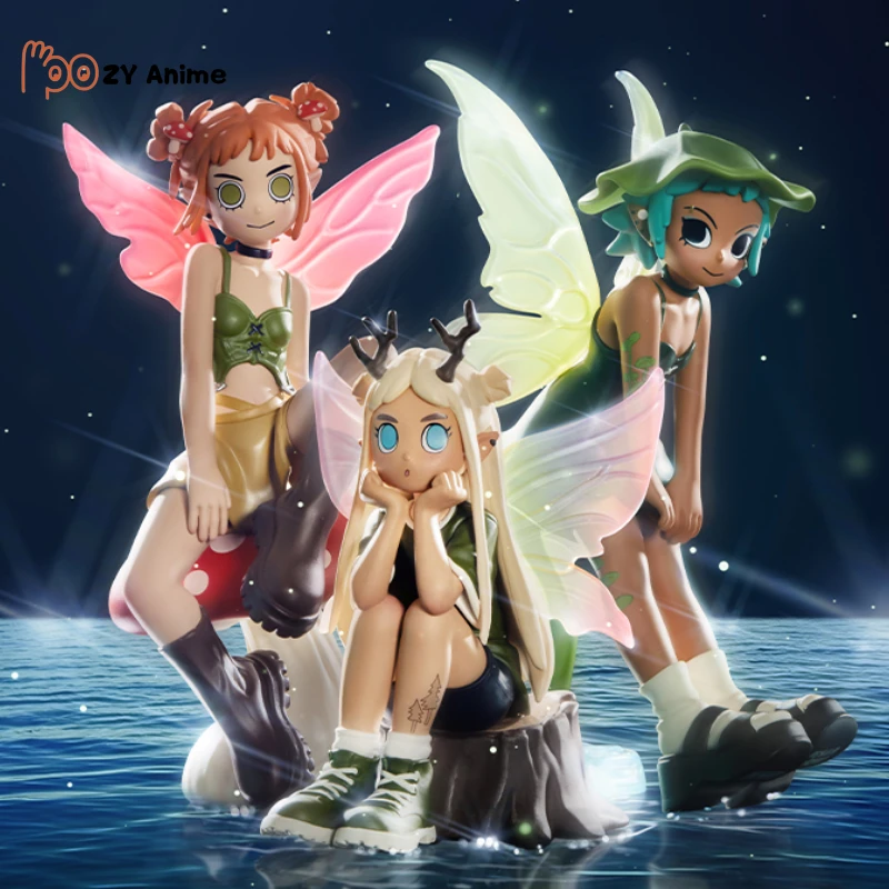 Perzik Oproer Punk Fairy Serie Mysterieuze Blinde Doos Figuur Verzamelobjecten Anime Ornamenten Verrassing Blind Box Speelgoed Cadeau