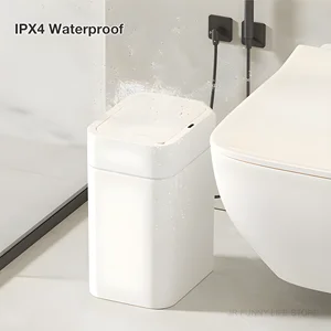 Smart Bad Sensor Automatischer Abfall, Anti-Odor-Behälter, weißer elektrischer Wastkorb, 12L und 16L 6 Hauptverkaufsbixeira Anti -Geruchswindel - №2