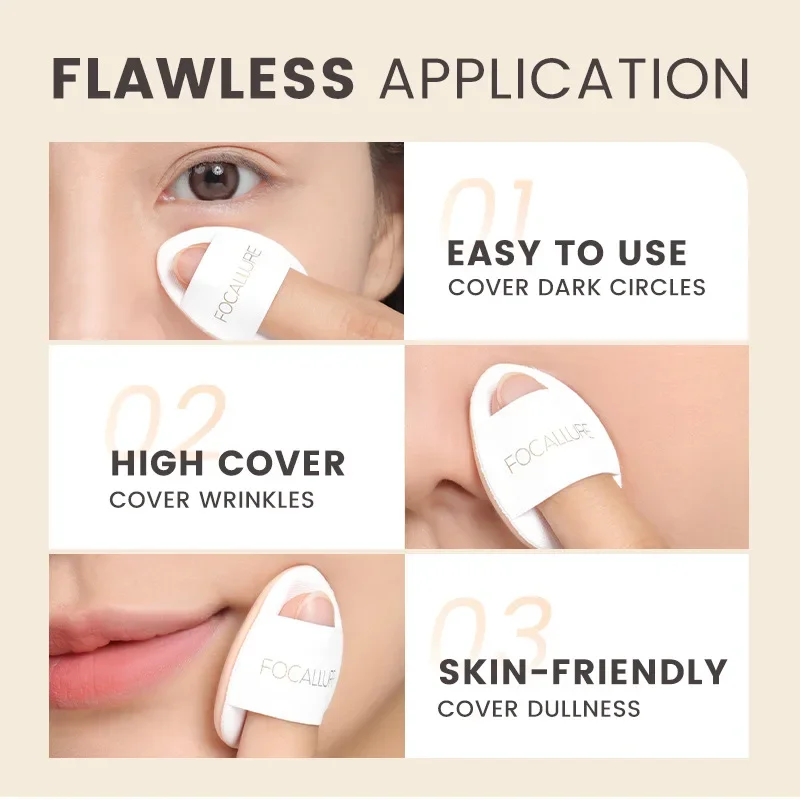 Petite éponge de fond de teint à coussin d'air, bouffante de poudre, double usage, humide et sec, pour crème liquide, Application de mélange de maquillage
