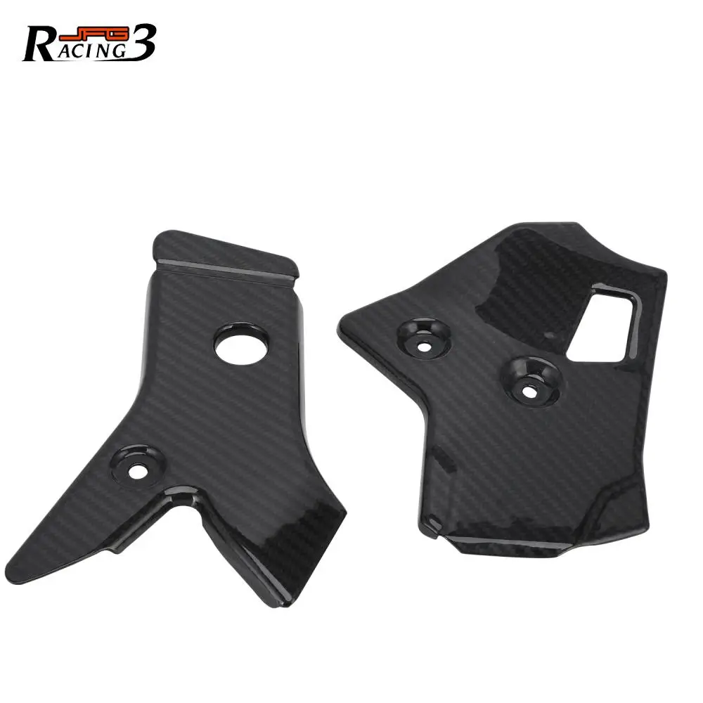 Funparts Carbon Fiber Frame Guard Protection Cover Motorcycle Accessories For HONDA CRF250L CRF250M 2012-2017 CRF250RALLY 2017