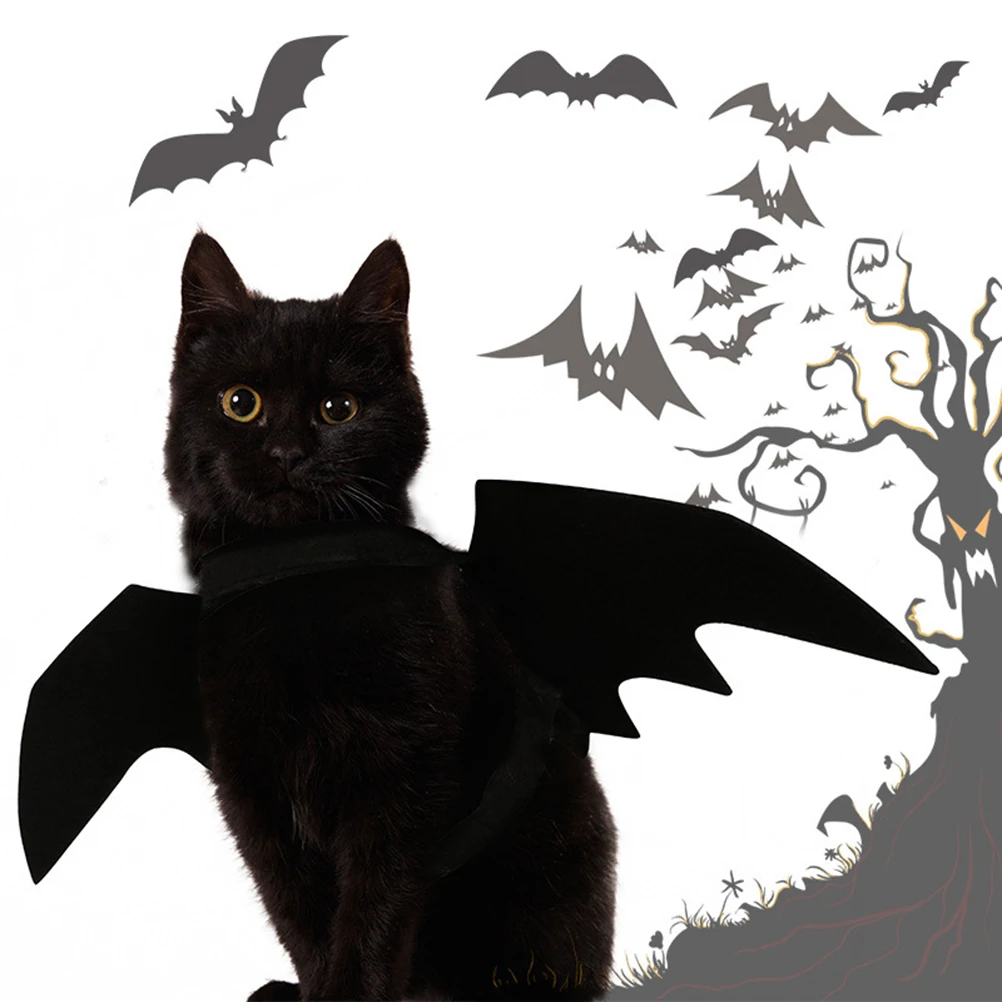 

Bat Wings Clothes Funny Pet Costume Halloween Small Apparel Pets Outfits Premium Fabric Comfort Daily Wear Special Occasions