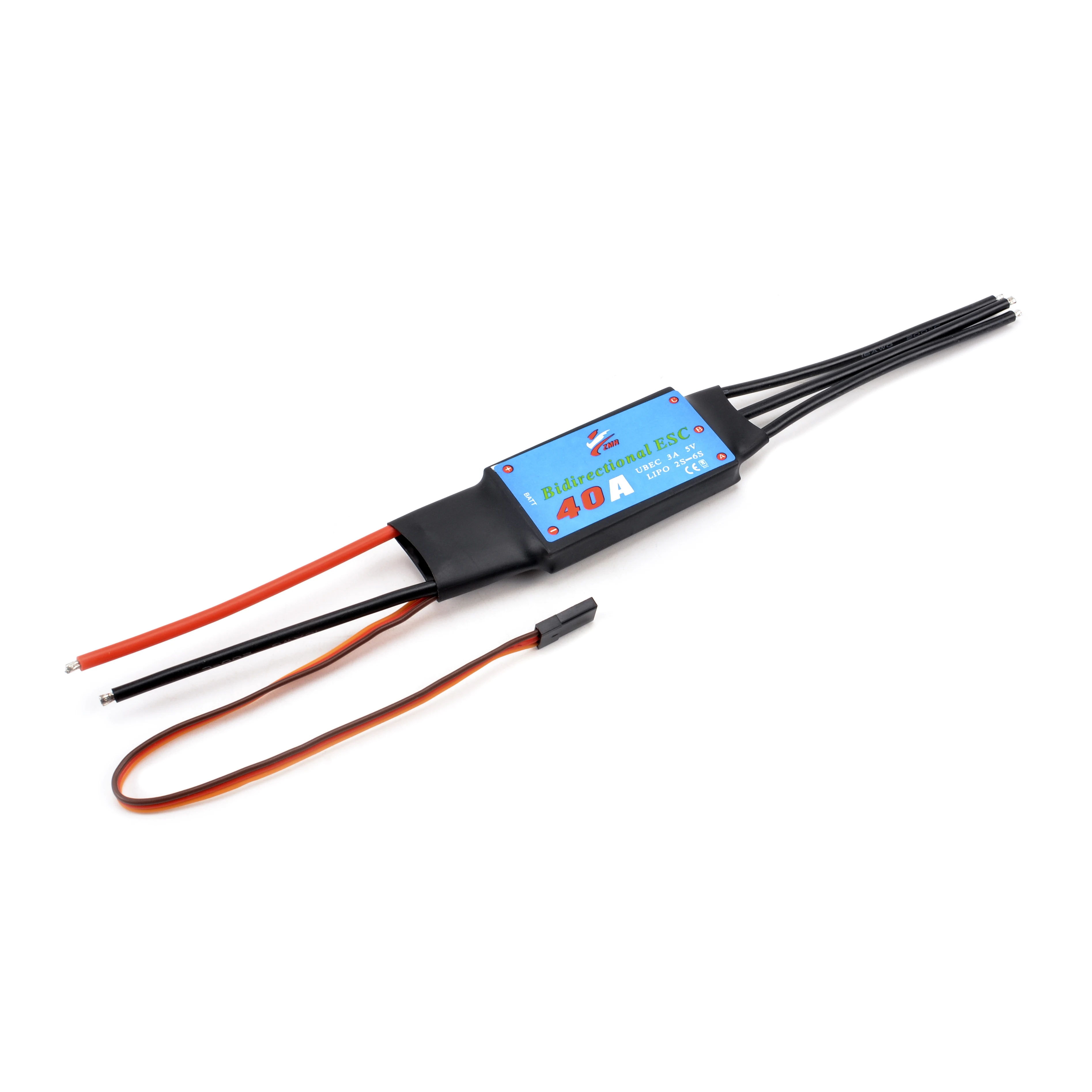 12A 20A 30A 40A 50A 60A 80A Bidirectional brushless ESC for remote control ship pneumatic underwater propelle