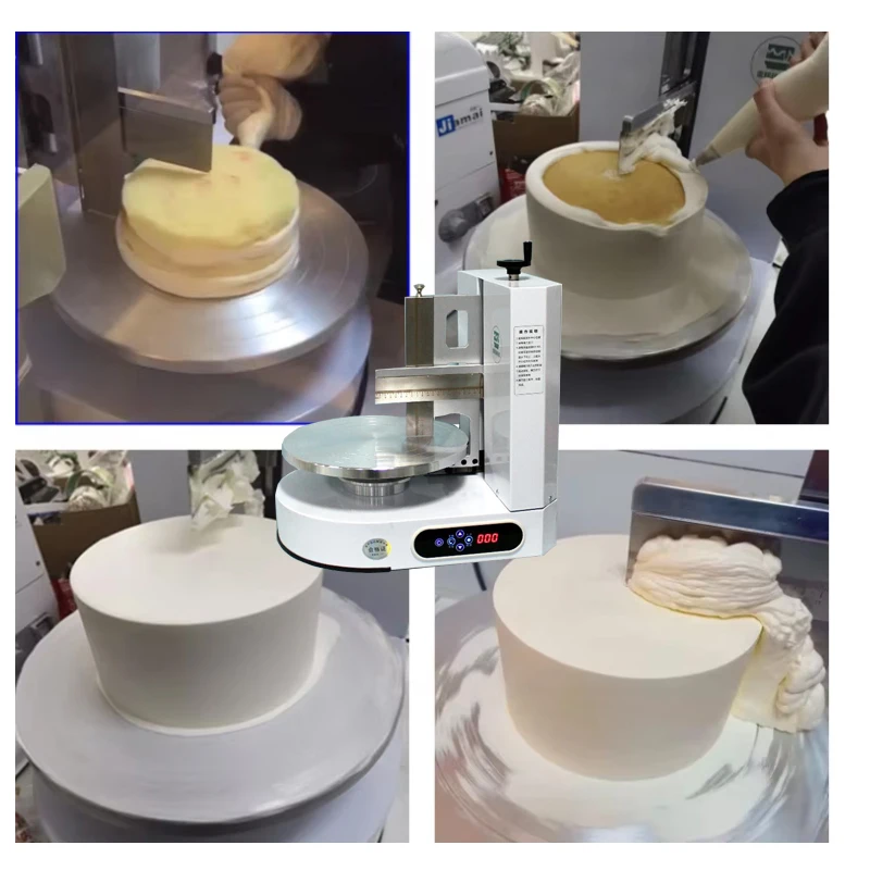 

Pastry Butter Cake Bread Cream Baking Decoration Spreader Birthday Cake Making Smoothing Coating Machine 220V/110V
