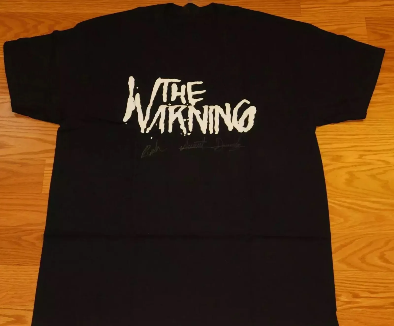 The Warning Band Signed Concert Unisex T Shirt Size S-5XL Cotton