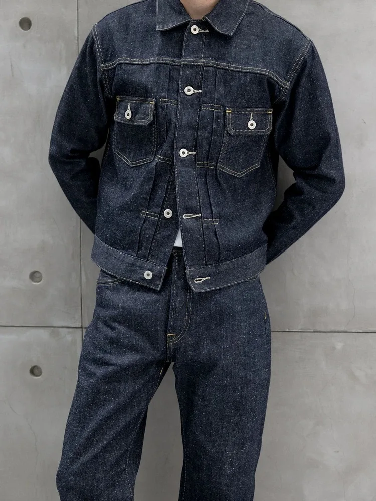 

Джинсовая куртка Kapital Vintage 3oz из хлопка с добавлением сахарного тростника, оригинальный цвет, 2-е поколение, свободный крой, детали из денима, молодежная одежда, осенняя коллекция