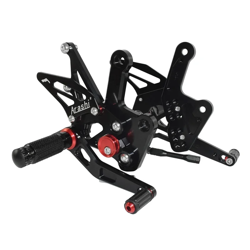 KYT アクセル バサーニ レプリカ QMSTART Racing Motorcycle Adjustable Rearset Footrests Foot Pegs