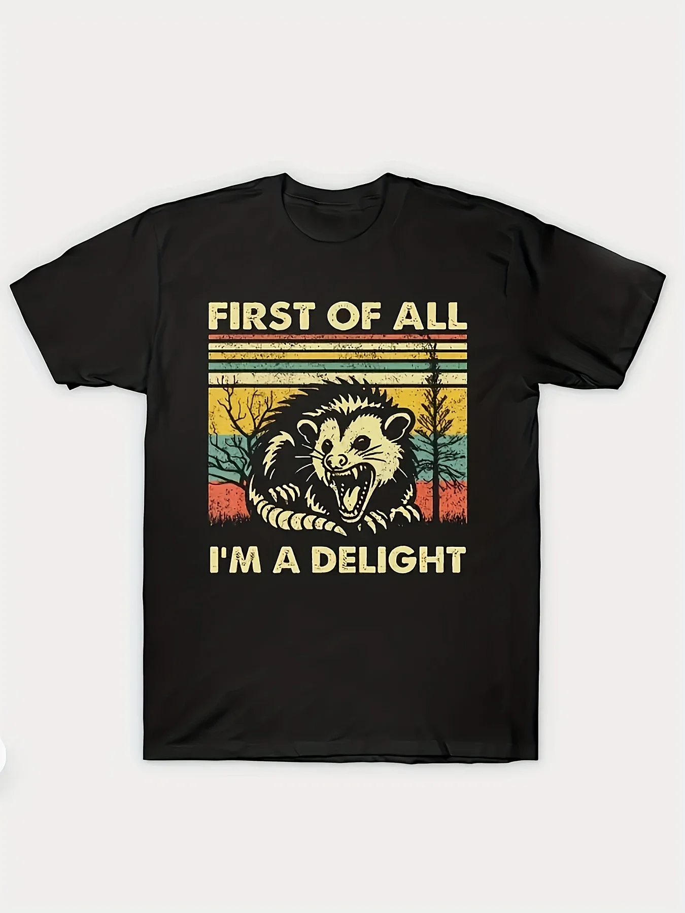 

Retro Mouse Graphic Printing Summer Autumn and Winter Pure Cotton Men's and Women's T-shirts Short Sleeves Luxury Outdoor Sports