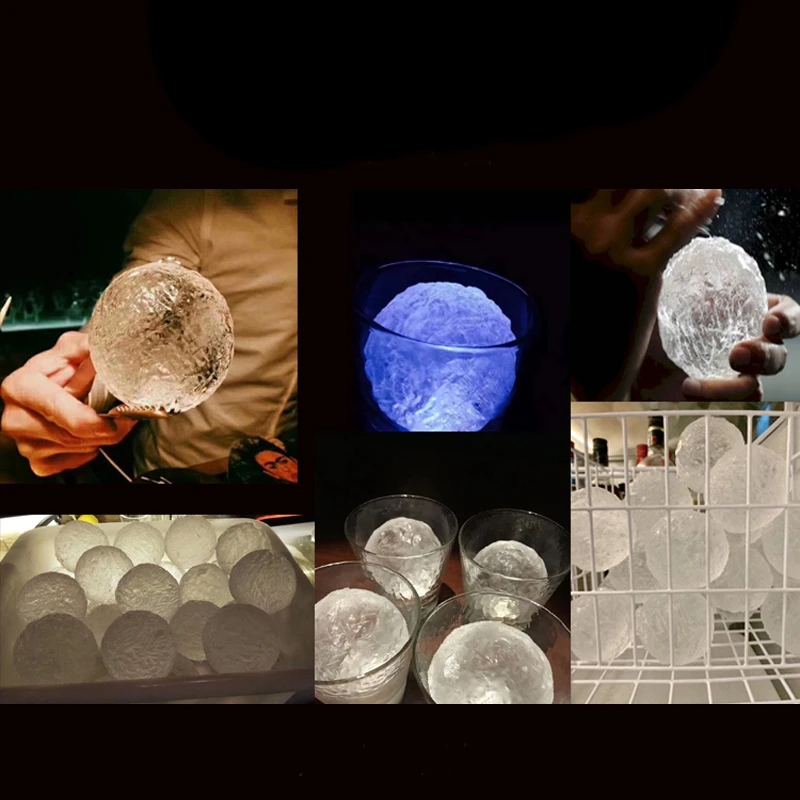 Picadora de hielo: picadora de hielo resistente con mango de madera maciza, trituradora de hielo de tres puntas de acero inoxidable 304 para cóctel y barman