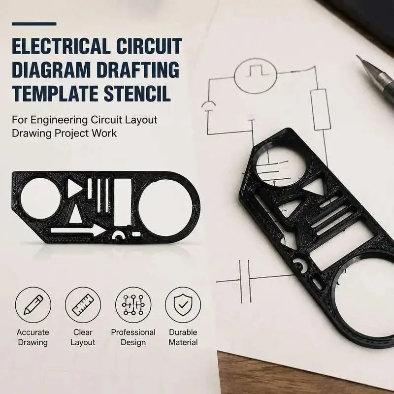 Circuit Diagram Drawing Stencil Template Electrical Layout Drafting Tool For Engineering Drawing Work