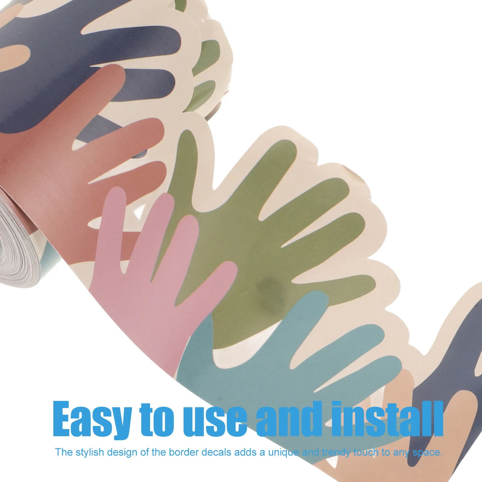 

5 рулонов декоративных наклеек-бордюров для досок объявлений, моющиеся настенные полосы для оформления классов учителей, декоративный фон