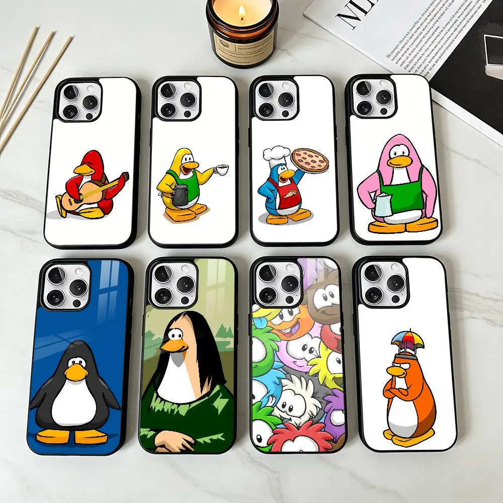 Funda para Teléfono C-Club P-Penguin para iPhone 17, 16, 15, 14, 13, Pro, Max, Plus, Magnética para Carga Inalámbrica Magsafe