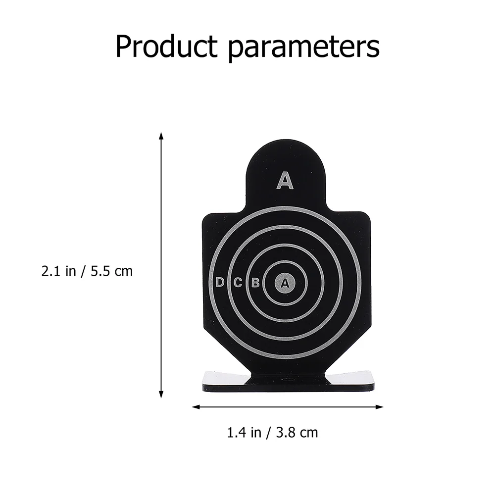 屋内射撃トレーニングターゲット、スチールターゲット、アルミニウム合金プレートスタンド、2ボックス