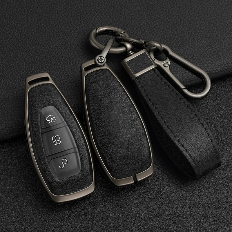 

Car Remote Shell Protector Fob Keychain For Ford Ecosport Kuga ST C-Max B-Max Focus 3 4 Mondeo MK3 MK4 Fiesta Key Case Cover