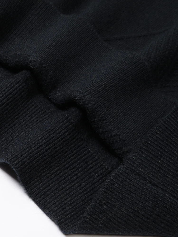 سترة رجالية محبوكة من هومسلايس بياقة مستديرة، طبقة أساسية دافئة للارتداء الداخلي، أزياء خريفية وشتوية بأسلوب حضري، مزيج من ال...