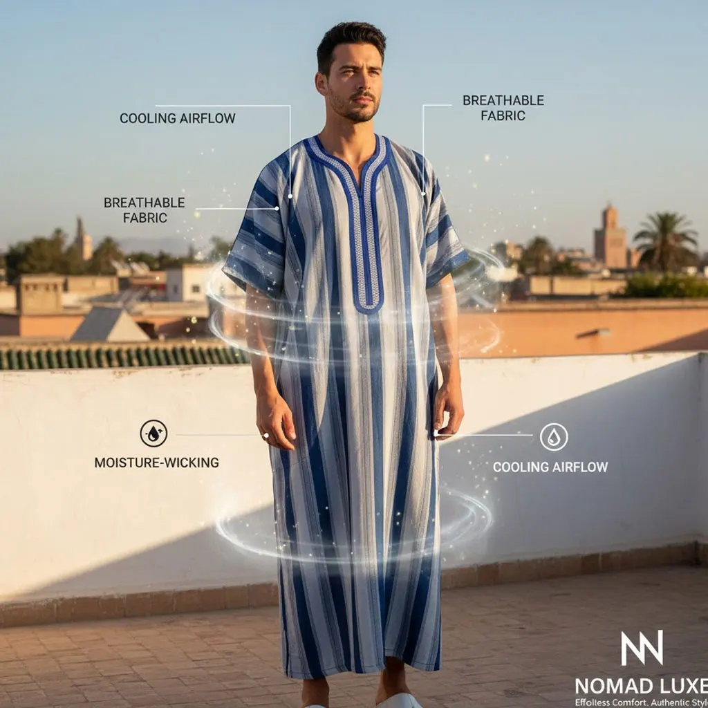 

2026 Новый Ближневосточный арабский мужской халат в полный рост с длинными рукавами, мусульманская повседневная молитвенная повседневная верхняя одежда