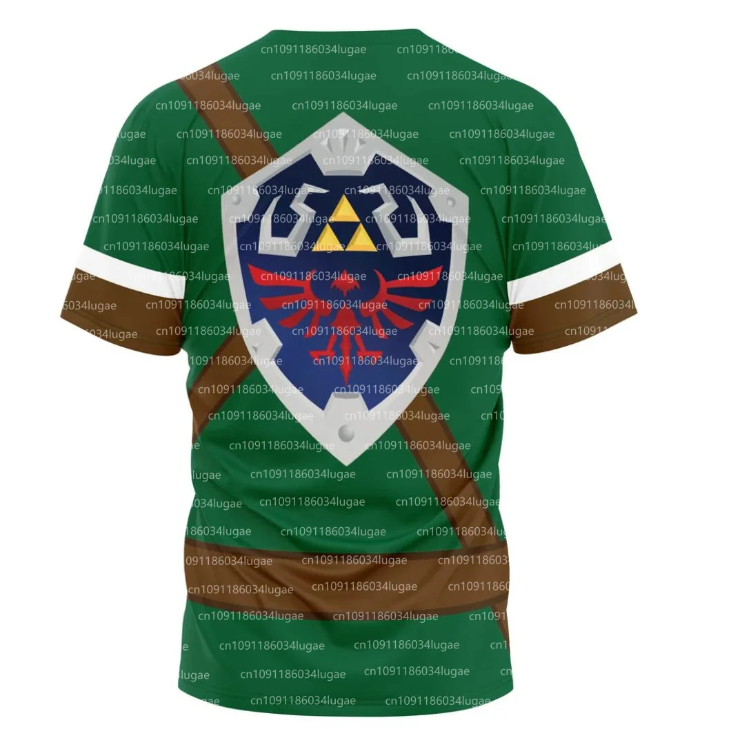 الرجال الاطفال الصيف زيلدا تأثيري تنفس شبكة مستديرة الرقبة قصيرة الأكمام ملابس رياضية في الهواء الطلق رجل تي شيرت غير رسمي بلوزات على الموضة المحملة