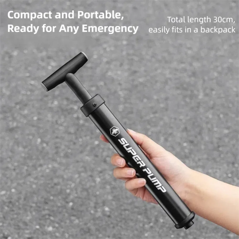 

New Portable MTB Bicycle Pump High-Pressure Manual Soccer Pump Multifunctional Football Air Pump Outdoor Sports