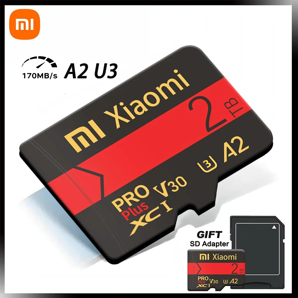 Xiaomi 2TB Memory Card Micro TF SD Card 256GB 512GB 1TB Class 10 128GB TF Flash Card 512GB Mini SD Card For Retroid Pocket 5 Ps5