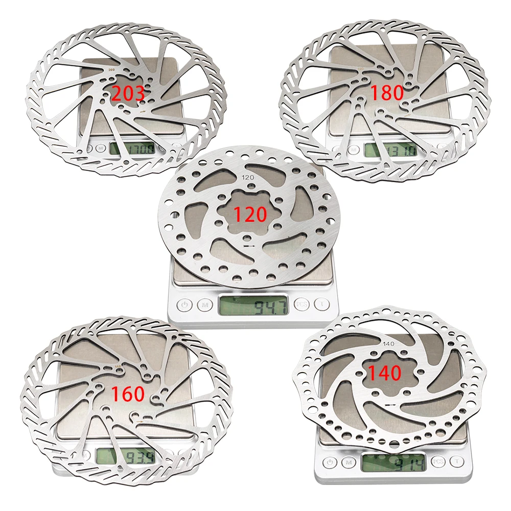 ZTTO 120mm/140mm/160mm/180mm/203mm 6 Zoll Edelstahl Fahrrad-Bremsscheibe für Mountainbike, Rennrad und Cruiser-Bremsen – Detail 10