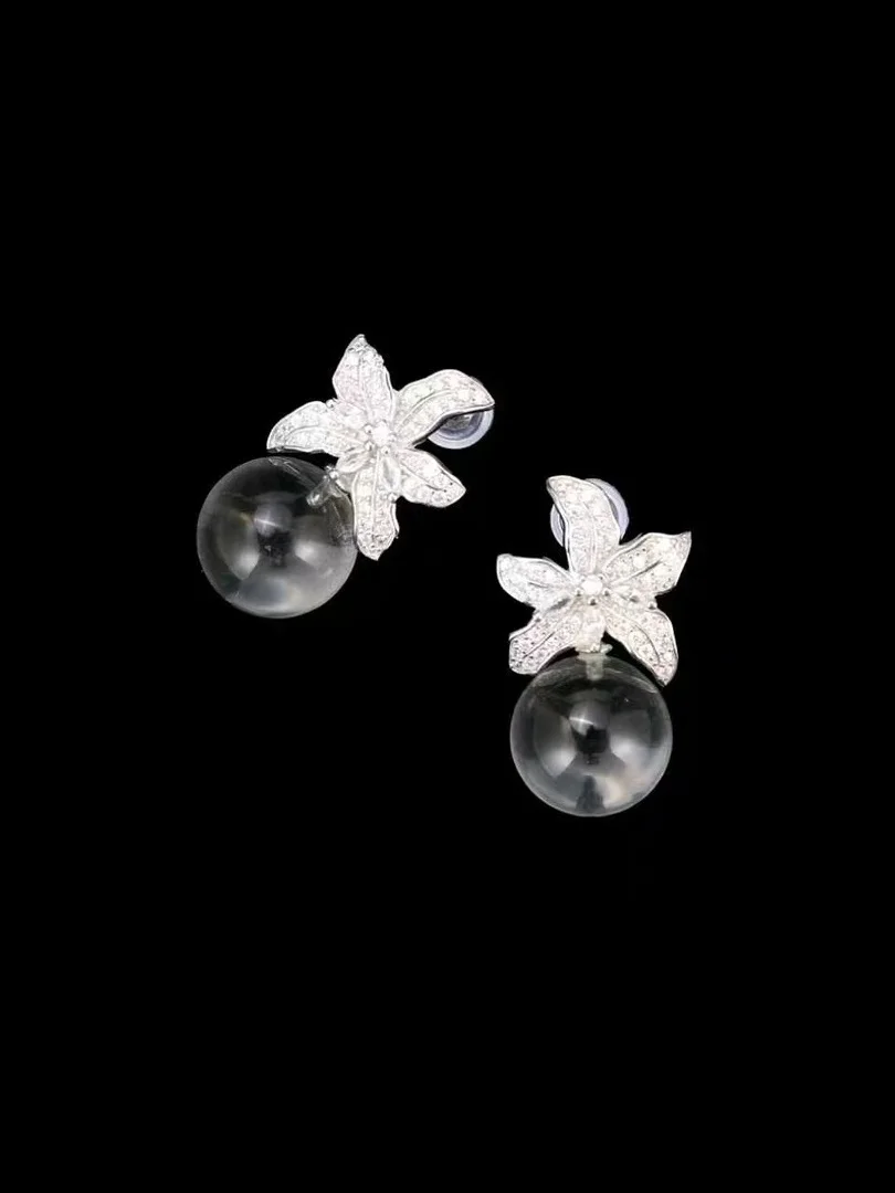 italian-design-sensation-new-net-crystal-white-transparent-round-ball-flower-ear-jewelry-earrings-luxury-fashion-accessories