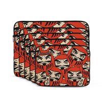 Japanese Sushi Crabs Daruma Notebook Laptop Bag 10 12 13 15 17 Inch Notebook Sleeve Cover Bag Tablet Shockproof Case Bag