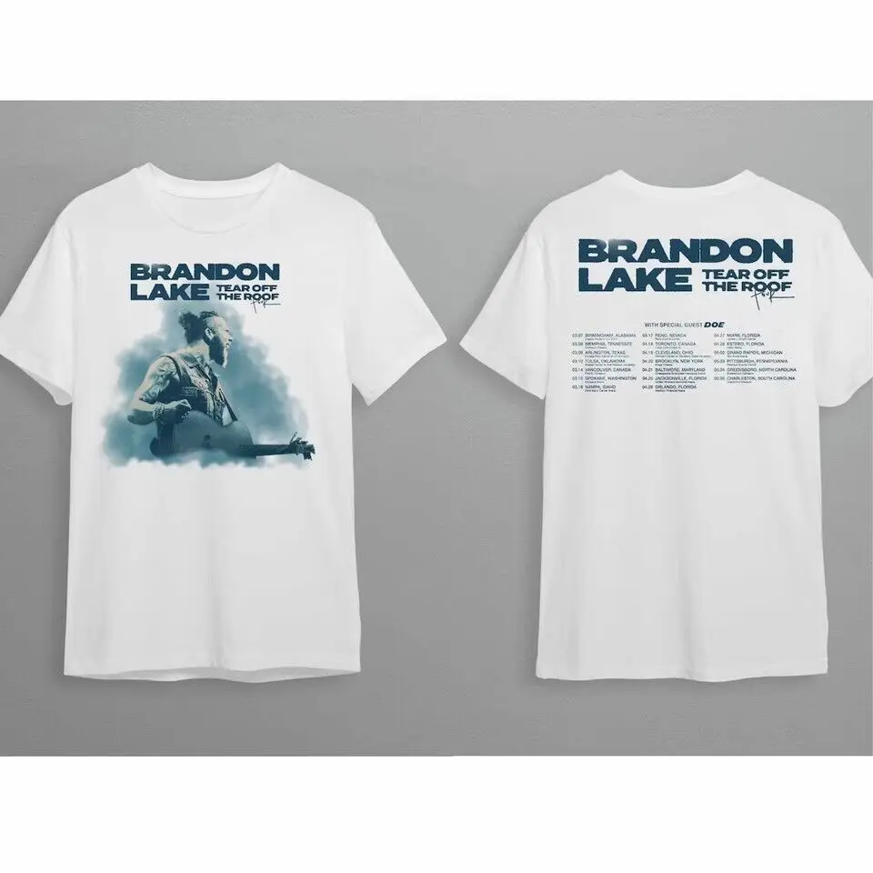 

Brandon Lake Tear Off The Roof Tour 2024 T shirt Full Size S-5XL BE2753