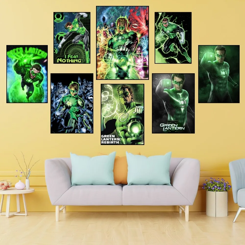 Tier Königreich Aquaman grüne Laterne Poster druckt Wandmalerei Schlafzimmer Wohnzimmer Dekoration Büro nach Hause