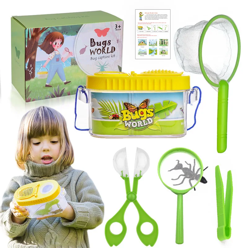 Outdoor Insect Trapping Tool Set, Insect Observation Box, Toy Set For Exploring Nature