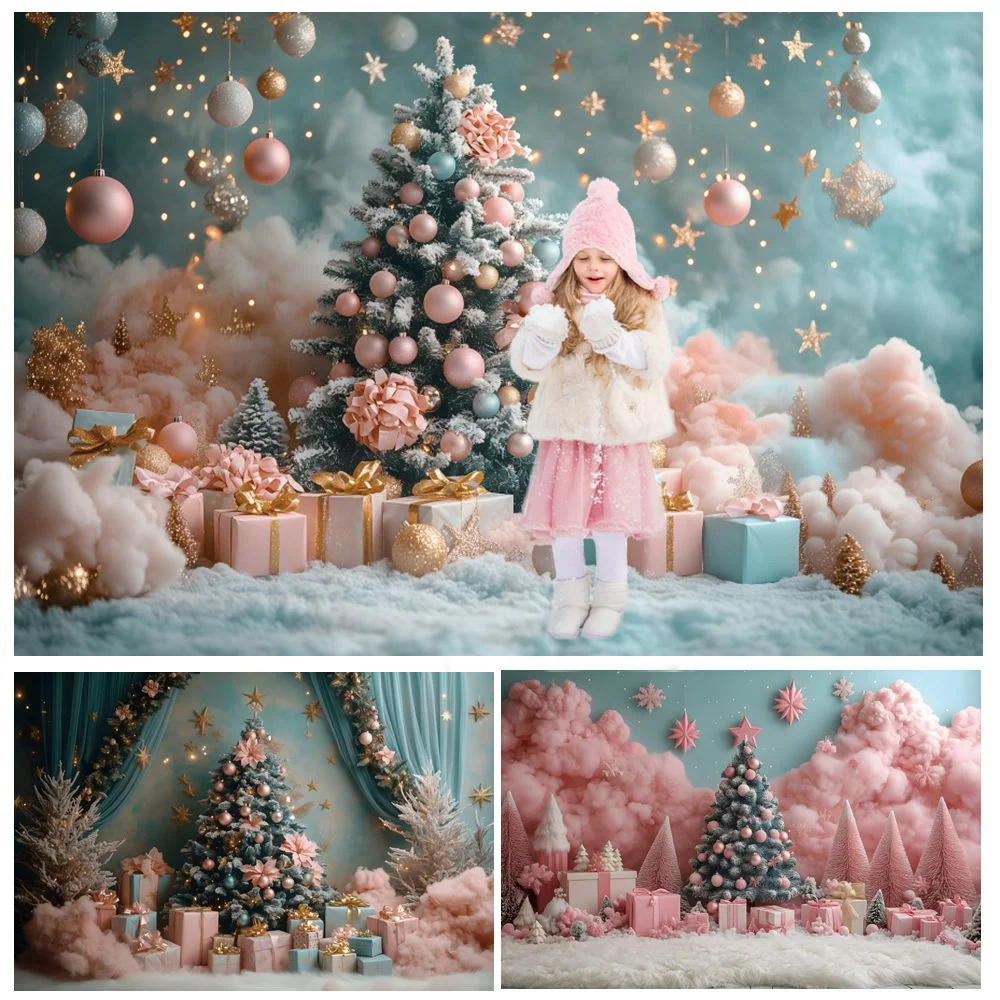 Yeele Backdrop for Photography Xmas Tree Gifts Bells Interior Banner Baby Kids Christmas Portrait Photo Background Studio Props
