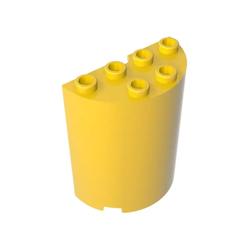 Gobricks 1 ST 6218 Cilinder Half Bricks 2x4x4 Onderdelen Montage Technische Vervangbare Deeltje Educatief Bouwsteen Hersenen Gift