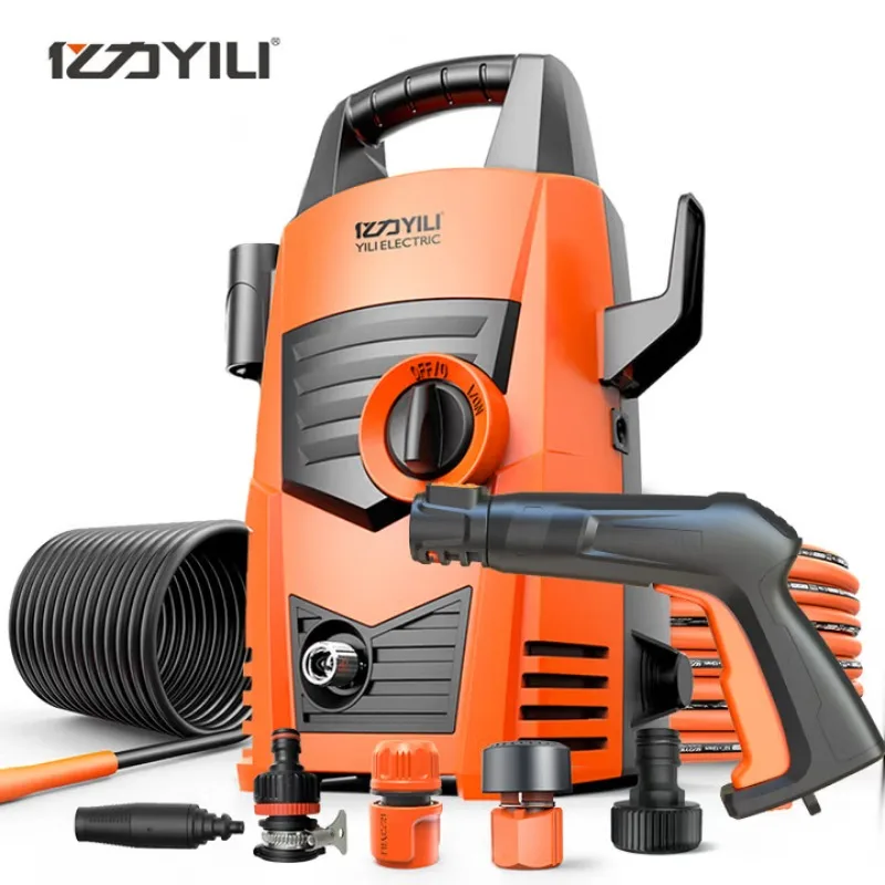 

High pressure car wash machine 1400W household cleaning machine, high pressure car wash water gun car wash cleaning