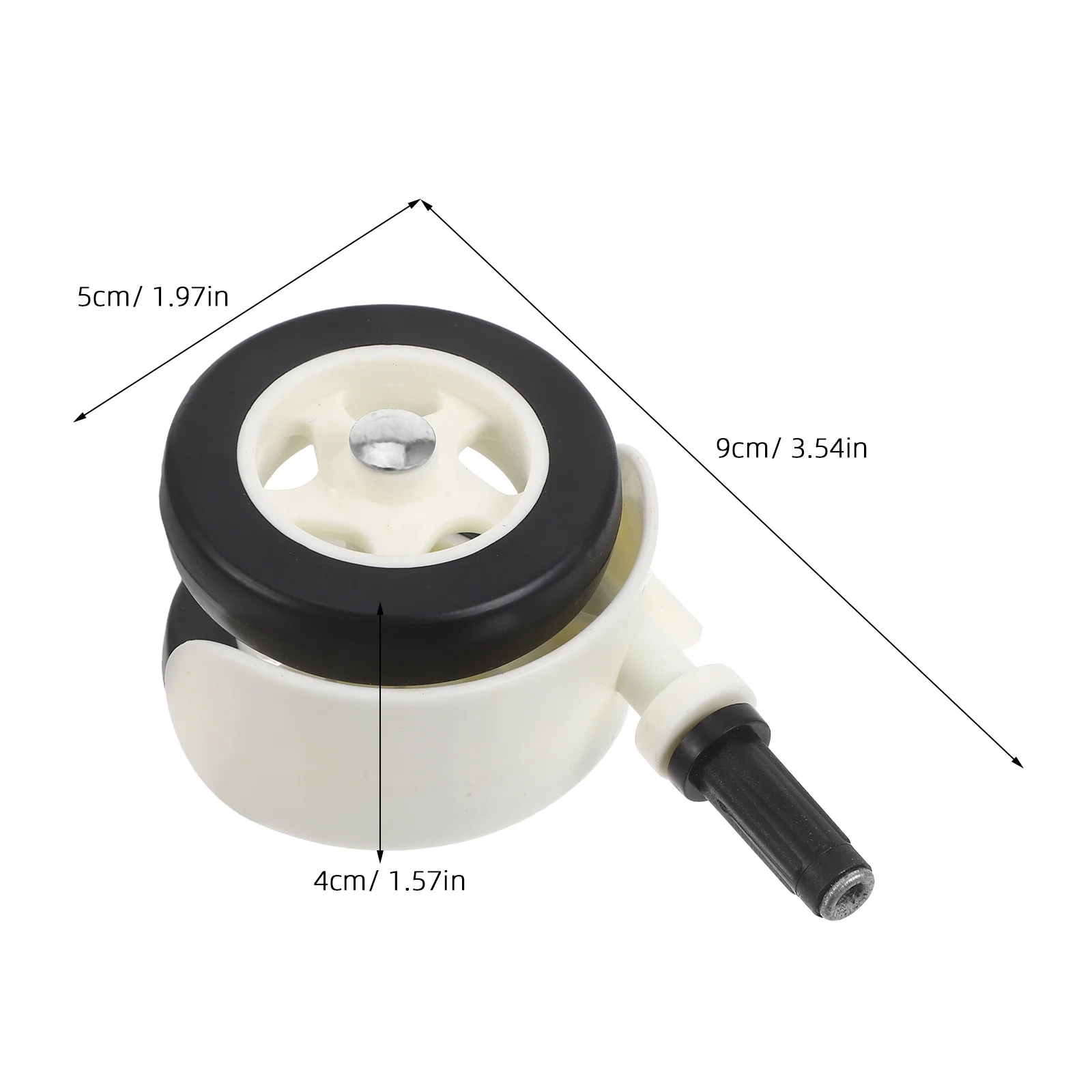 4 قطعة ملحقات عجلة عربة الأطفال إطارات عجلات عالمية صامتة أداء بلاستيكي متين مرونة 360 درجة سهلة