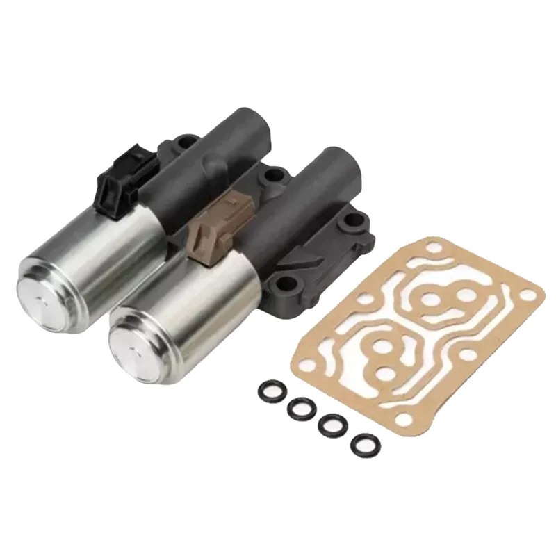 Authentic Transmission Dual Linear Solenoid W/Gasket For Honda Accord CR-V For Acura 08-14 28260-R90-004 Control Solenoid Valve