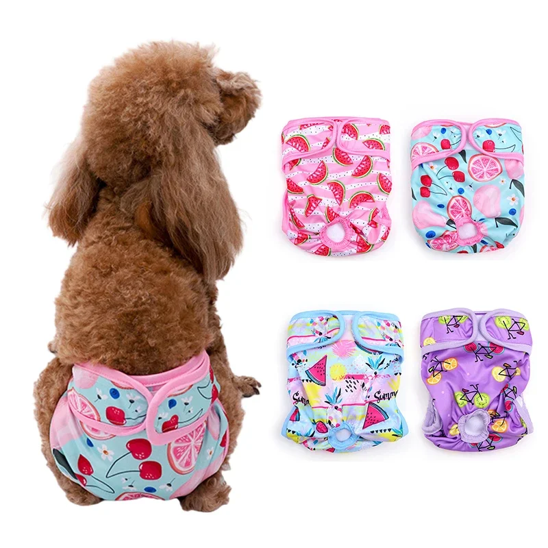 Reusable Dog Diaper Panties Pet Avoid Harassment Shorts Female Dogs Sanitary Menstrual Physiological Estrus Safety Underwear