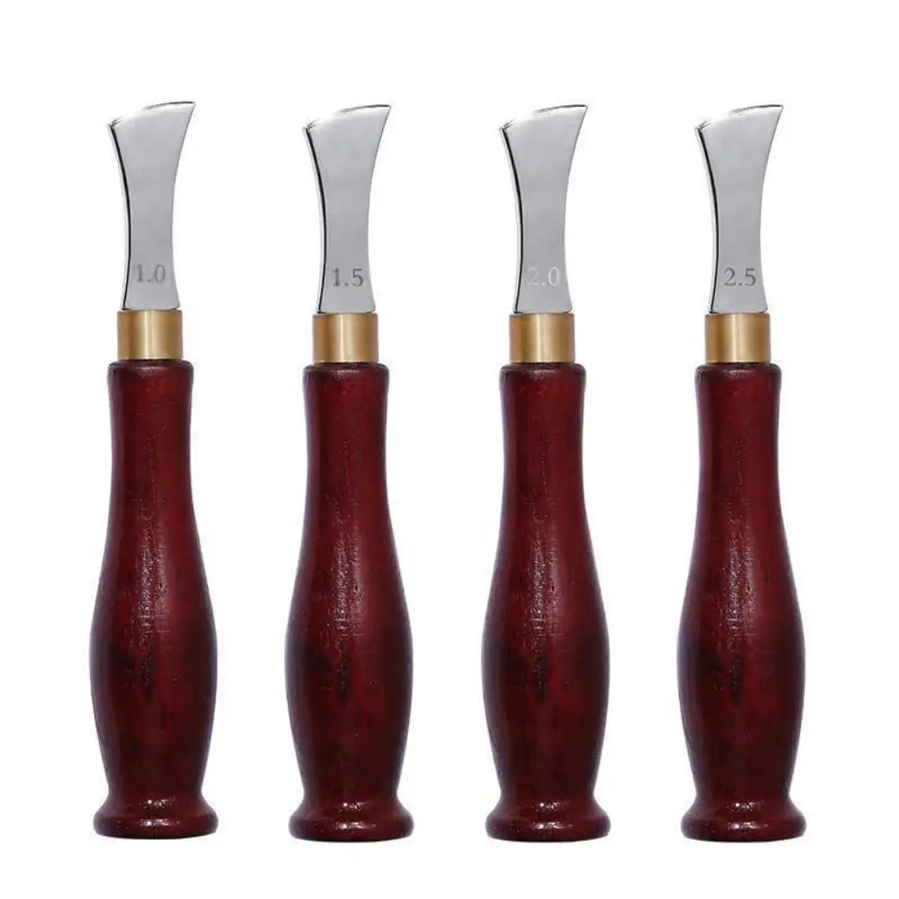 Sector Leather Edge Pressure Line Punch Shallow Groove Leathercraft Tools Leather Edge Press DIY Handmade Embedding Thread