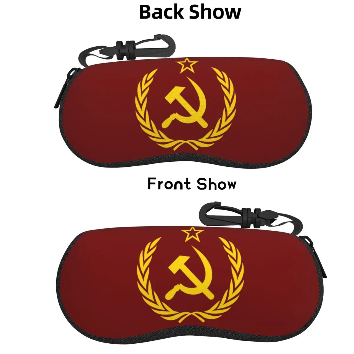 

CCCP Star-Soviet-Union СССР чехол для очков защитная коробка для солнцезащитных очков для женщин и мужчин мягкая сумка для очков