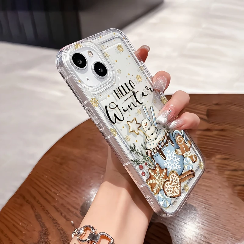 Christmas-themed phone case，Suitable for iPhone 17, 16, 15, Plus, Pro, Max series of mobile phones - for use as a gift - náhled 2