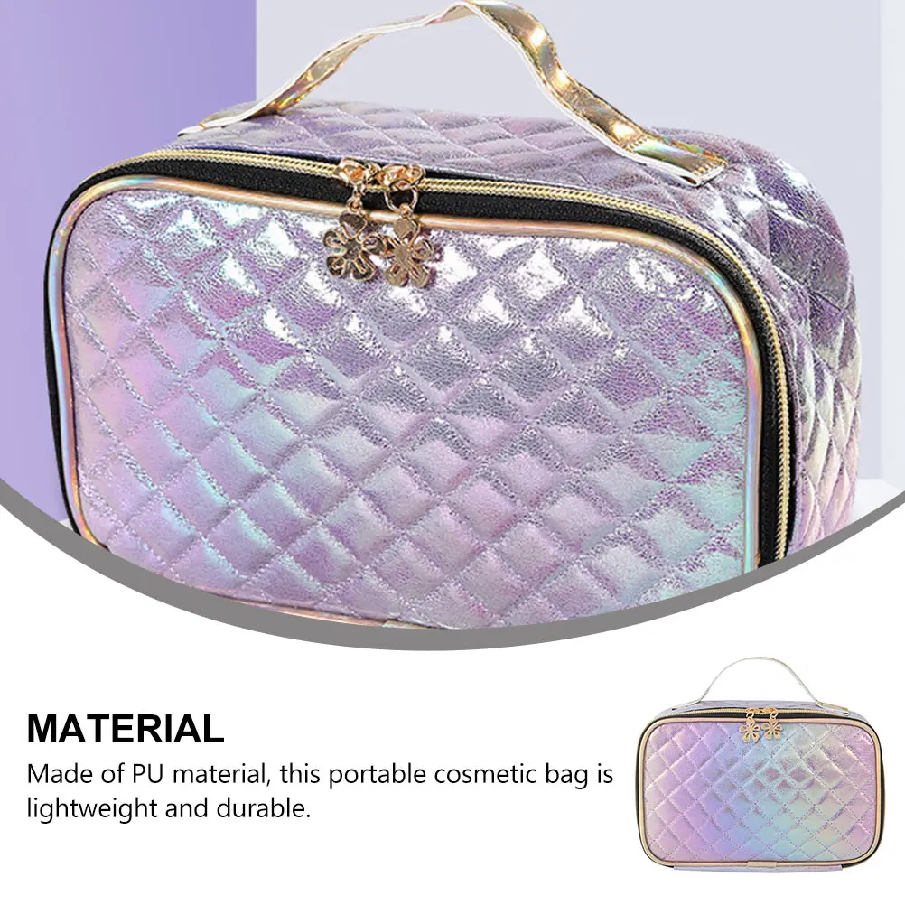 

Laundry Bag Travel Toiletry Large Capacity Makeup Pu for Women Washing