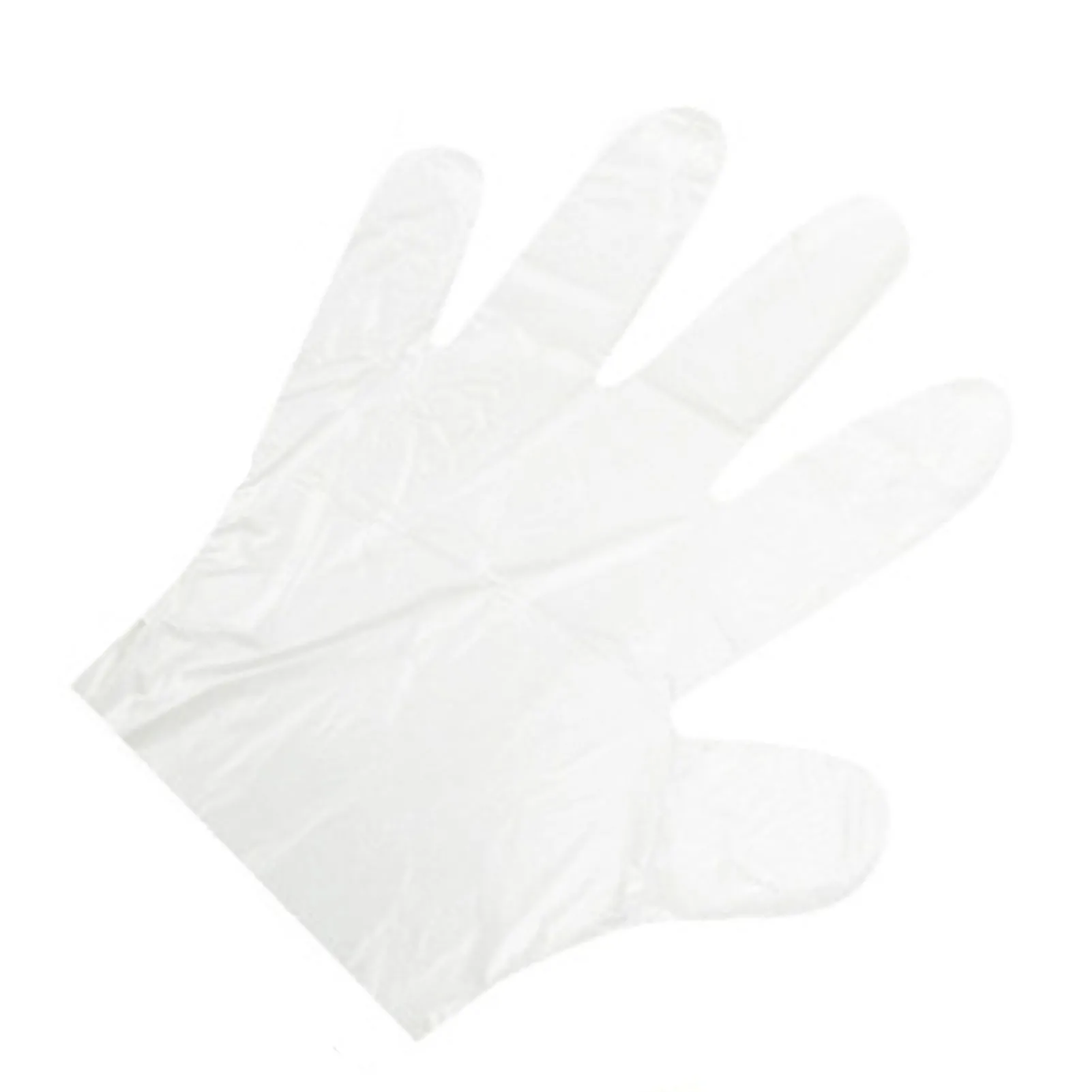 الجملة 100 قطعة قفازات بلاستيكية للاستعمال مرة واحدة قفازات شفافة للتعامل مع الطعام للطهي بالجملة في المطبخ