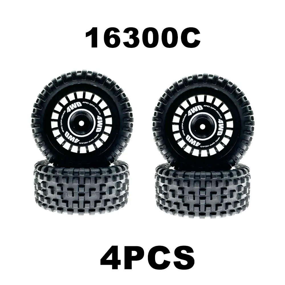 Peças de pneus originais Borracha atualizado Off-Road pneus, MJX Hyper Go RC carro, controle remoto, 16208, 16209, 16214209, 14210