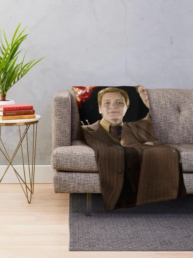 Fred and George Weasley Throw Blanket Soft Beds Giant Sofa warm for winter Moving Blankets