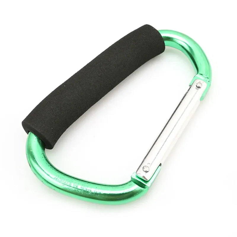 Carabiner Clip Shopping Hook D-shape Large Aluminum Alloy Carabiner for Climbing Camping Hiking Safety Mountaineering Buckle