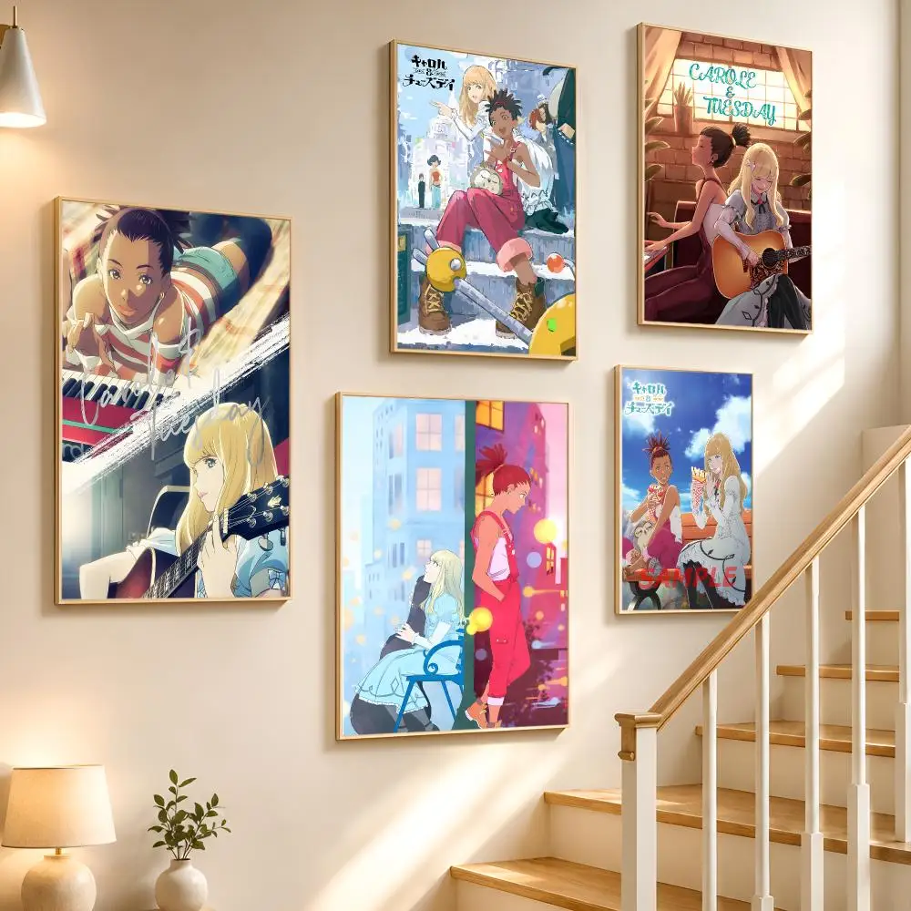 CAROLE & TUESDAY Poster High-definition Waterproof stickers, Suitable for Home Décor, Gifts, and Holiday Decorations