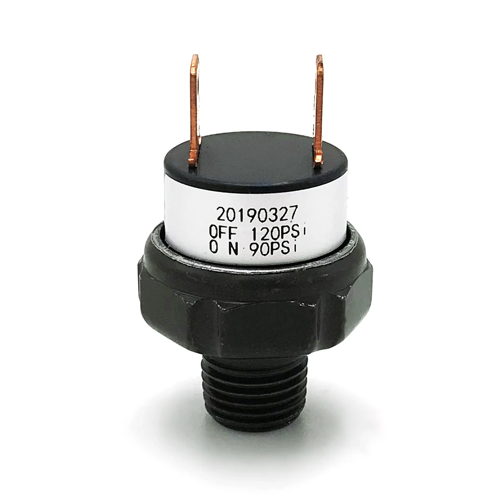 90-120 PSI NPT 1/4 Air Pressure Control  Valve Horn Compressor  12V Air Pressure  for Air Horn