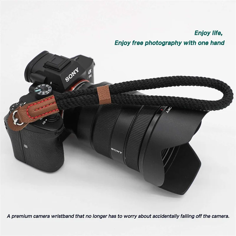 Camera Strap Wrist Band Nylon Rope Lanyard Digital SLR for Leica  Sony A7 A9 A6000 A6300 A6500 Fujifilm X-T30 X-T4 X-T3 X-T20